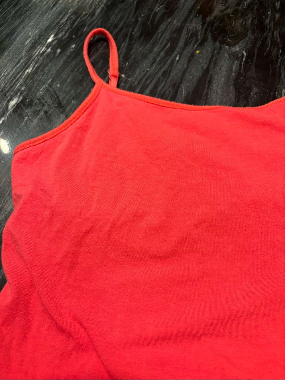 Maurices Coral Rush Spaghetti Strap Camisole Top Stretch Built-in Bra Casual MED